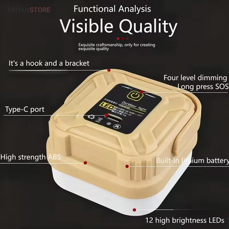 چراغ LED شارژی Camping Lights