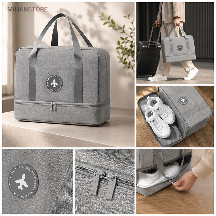 ساک مسافرتی لباس و کفش برزنتی TRAVEL BAG