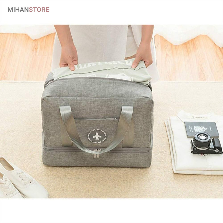 ساک مسافرتی لباس و کفش برزنتی TRAVEL BAG