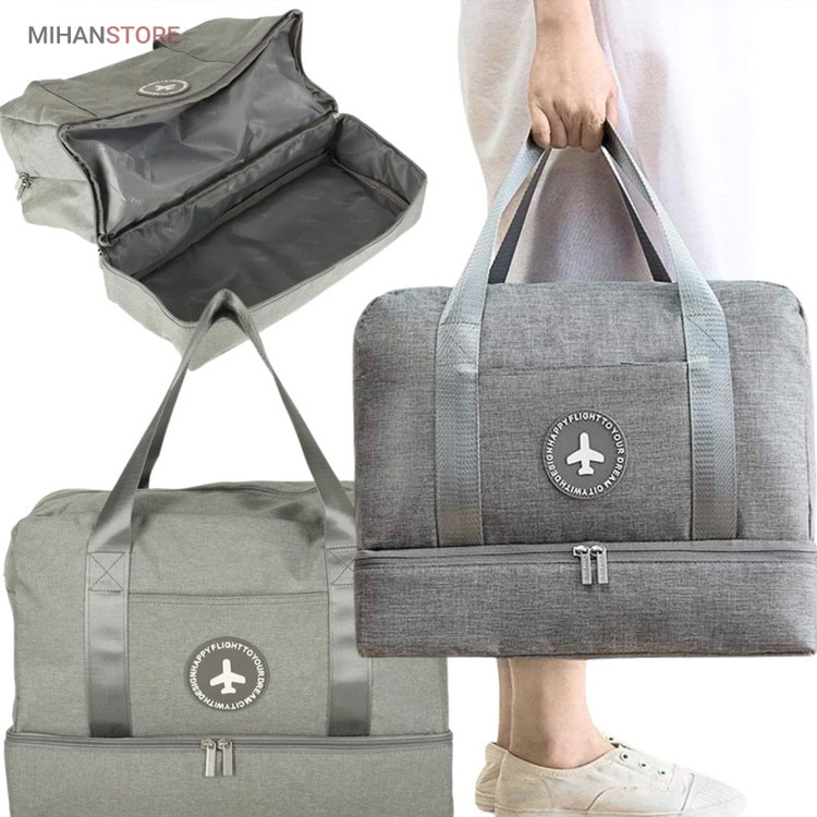 ساک مسافرتی لباس و کفش برزنتی TRAVEL BAG