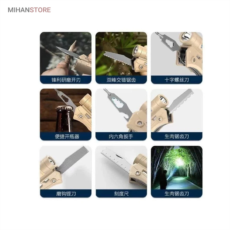 ابزار نجات حرفه ای چند کاره دارای پاوربانک