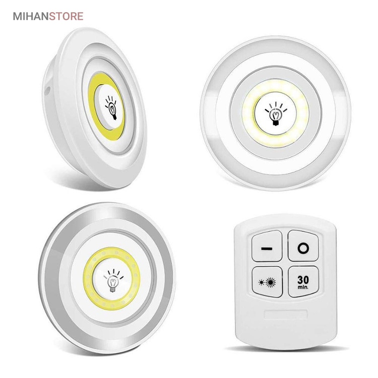 لامپ اضطراری LED ریموت دار (3 عددی)