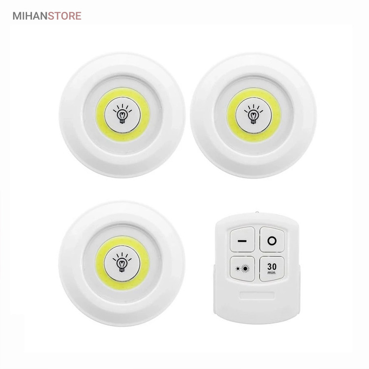 لامپ اضطراری LED ریموت دار (3 عددی)
